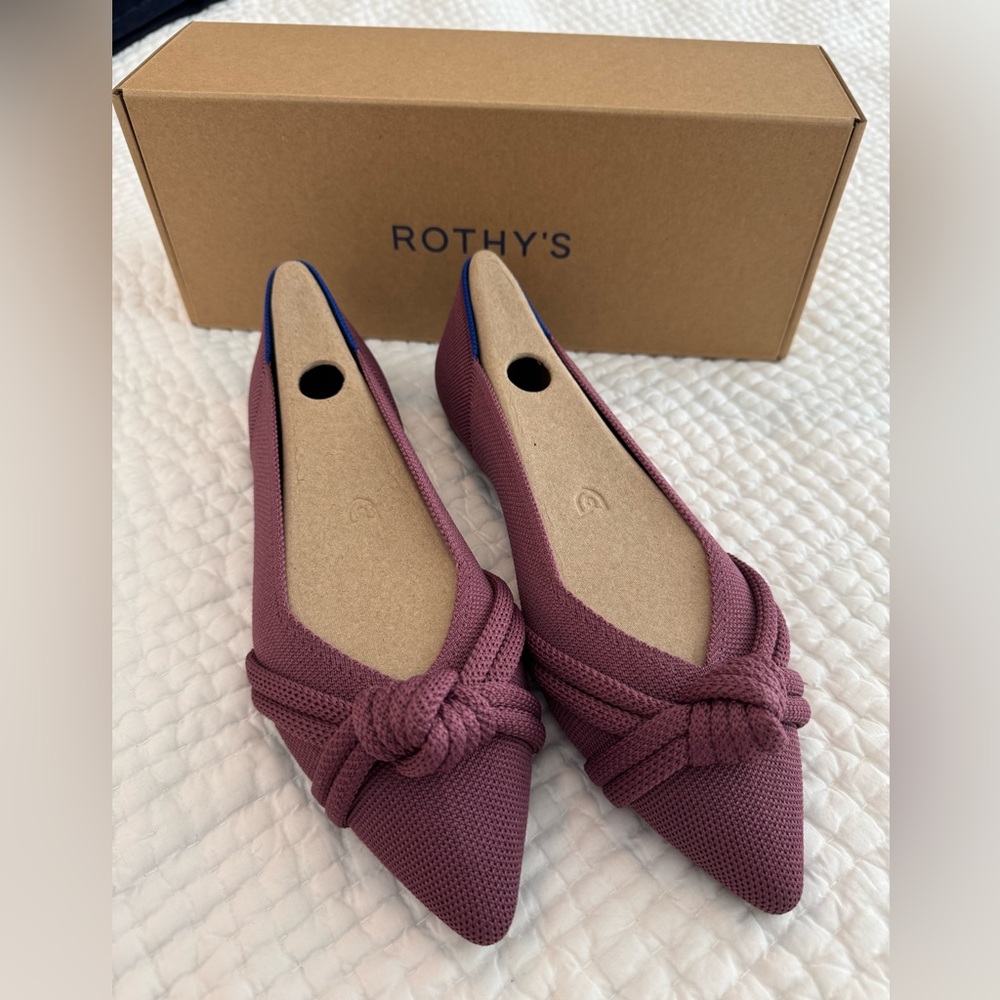Rothy's Women's Knotted Plum Flats